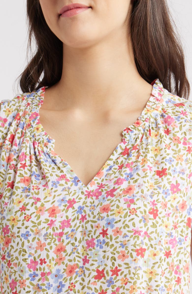 beachlunchlounge Bella Dot Print Tiered Dress, Alternate, color, 