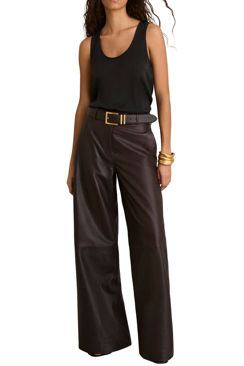 Ruby Scoop Neck Tank, Alternate, color, BLACK