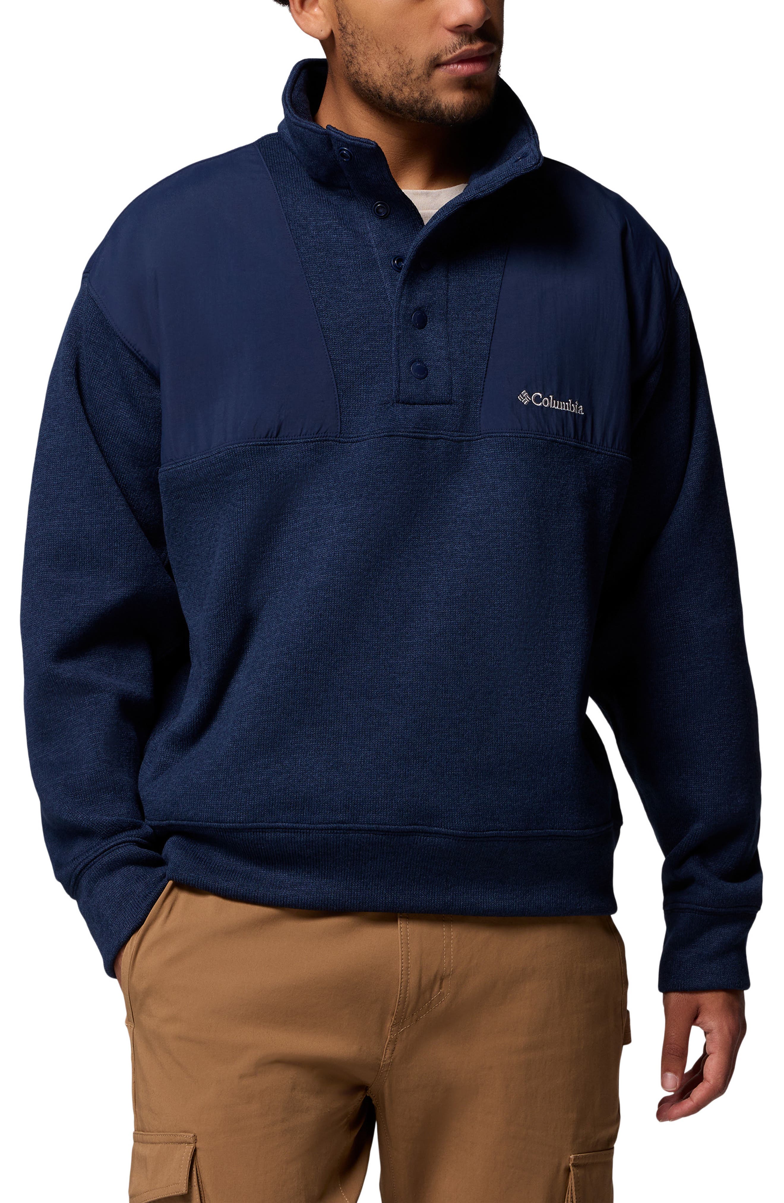 Sweater Weather Relaxed Fit Half Snap Pullover - image 3
