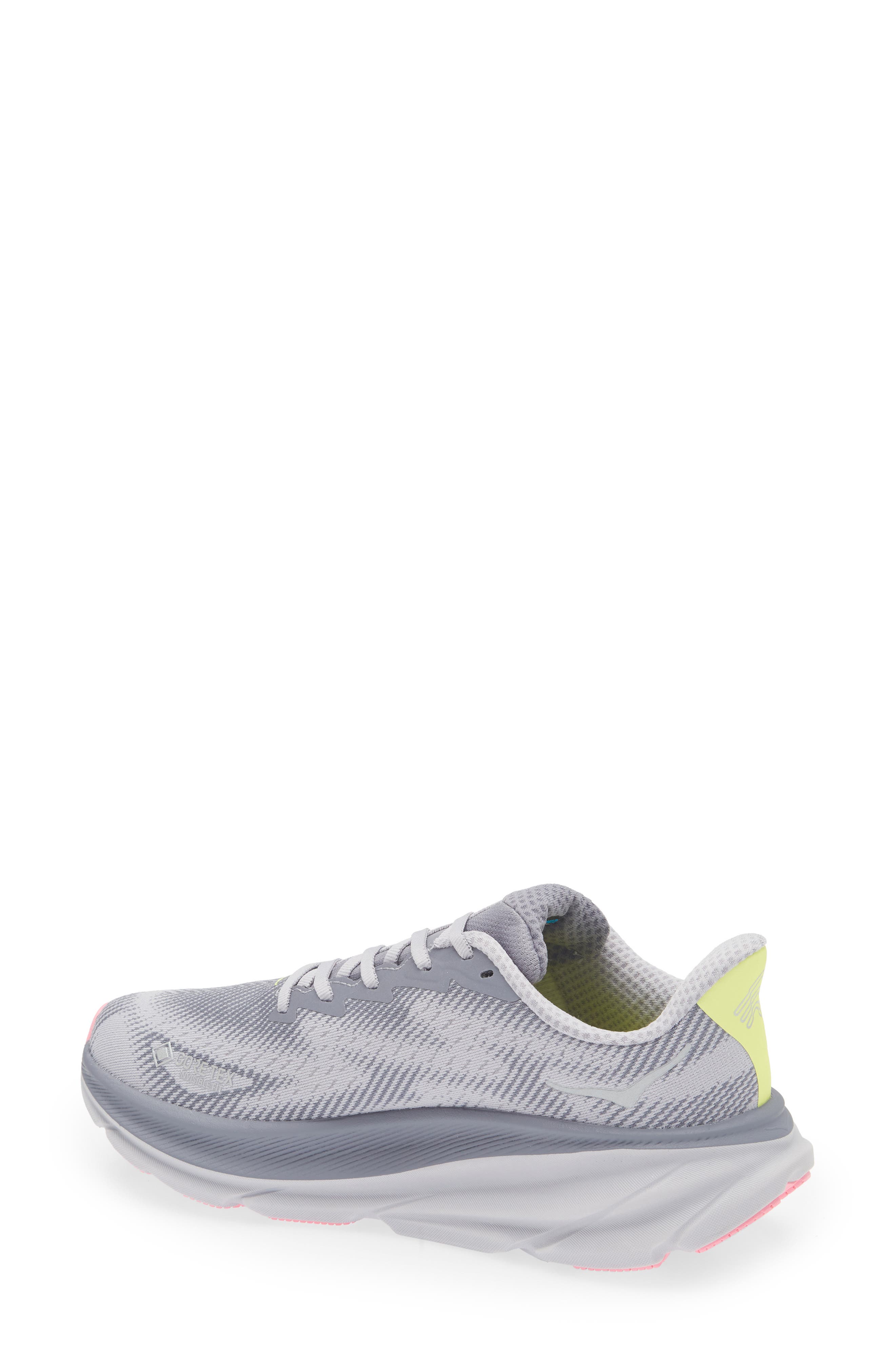 Clifton 9 GTX Shoe, Alternate, color, GREY SKIES / FOGGY GREY