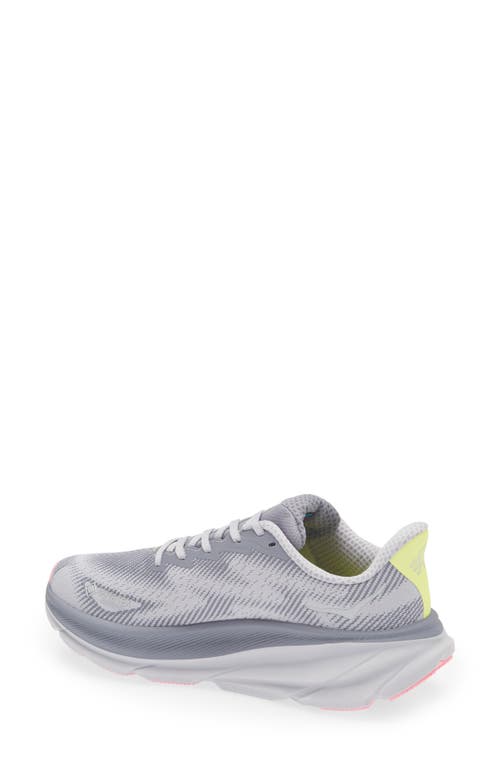 Hoka Clifton 9 Running Shoe In Gray