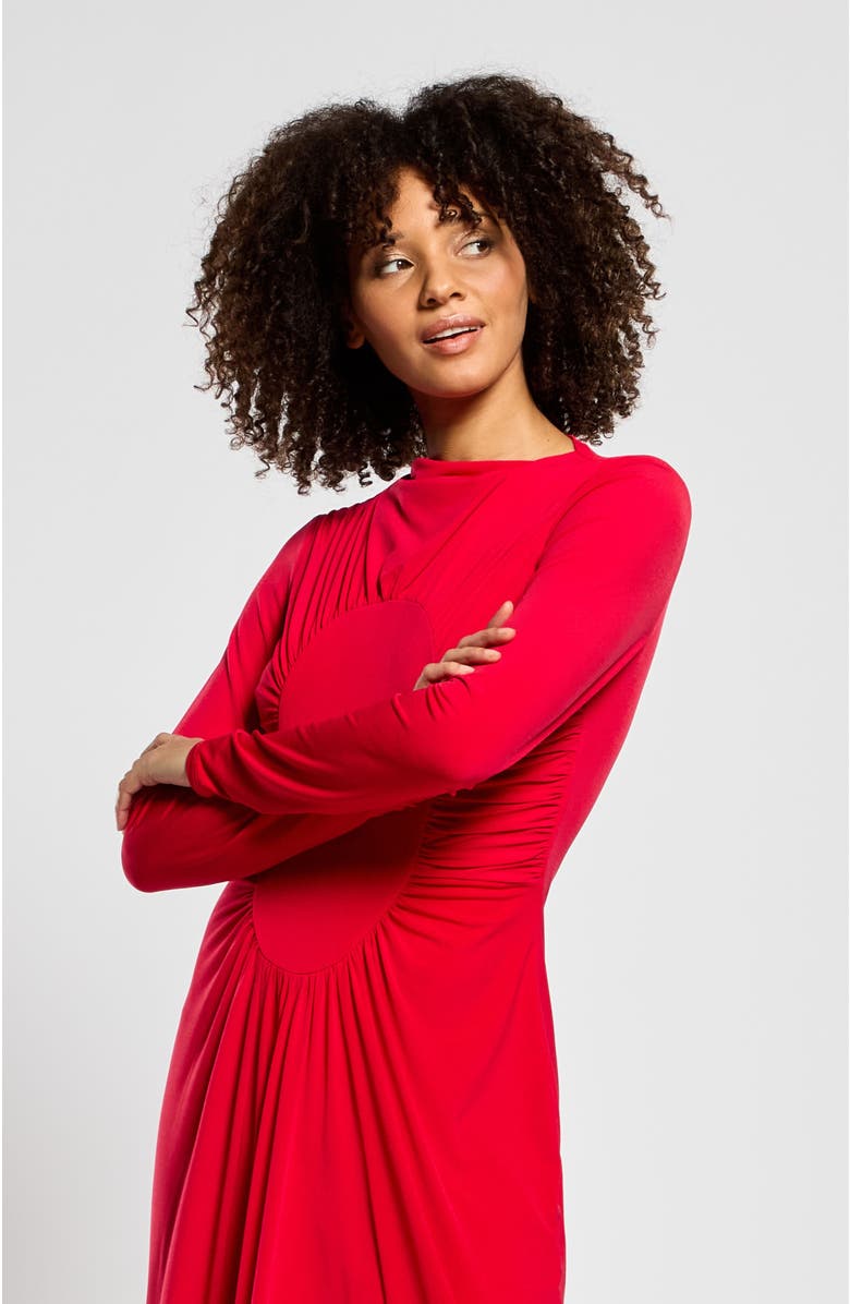 Daska Chara Dress, Alternate, color, Red