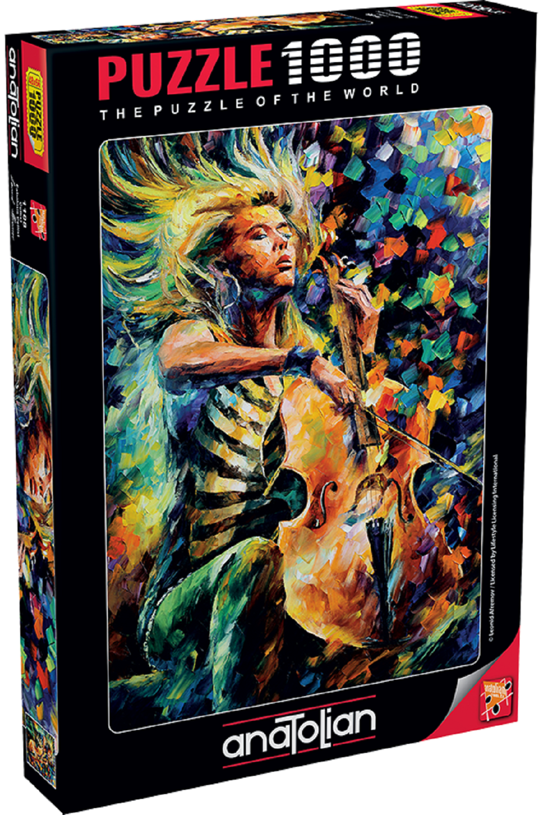 Fabolous Cellist 1000 piece Jigsaw Puzzle for Adults, Main, color, Multicolor