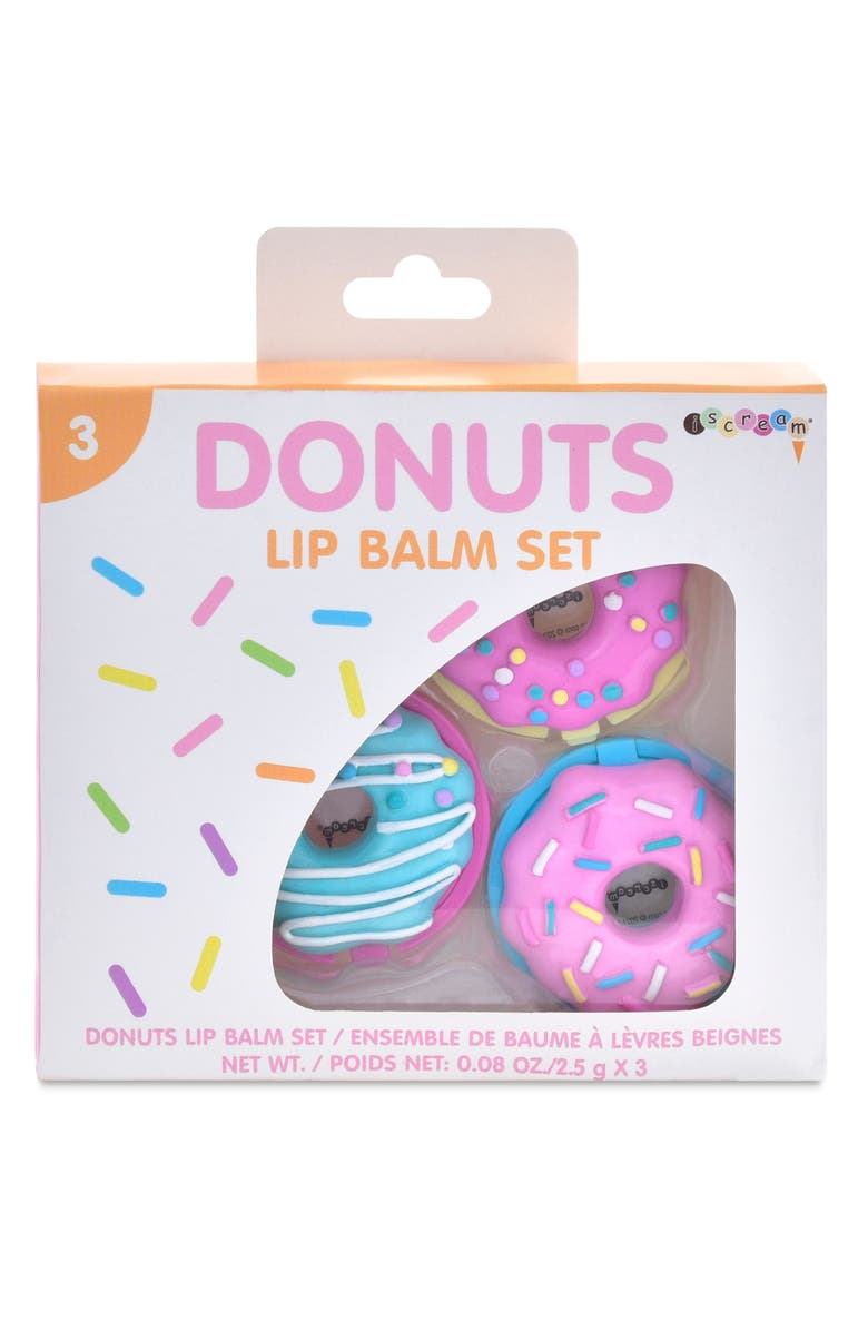 Iscream Donuts Lip Balm Set, Main, color,