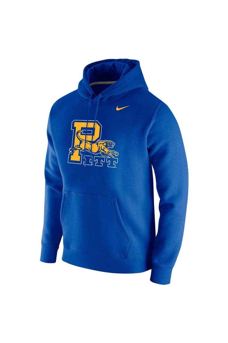 Men's Nike Royal Pitt Panthers Vintage School Logo Pullover Hoodie, Alternate, color, Royal