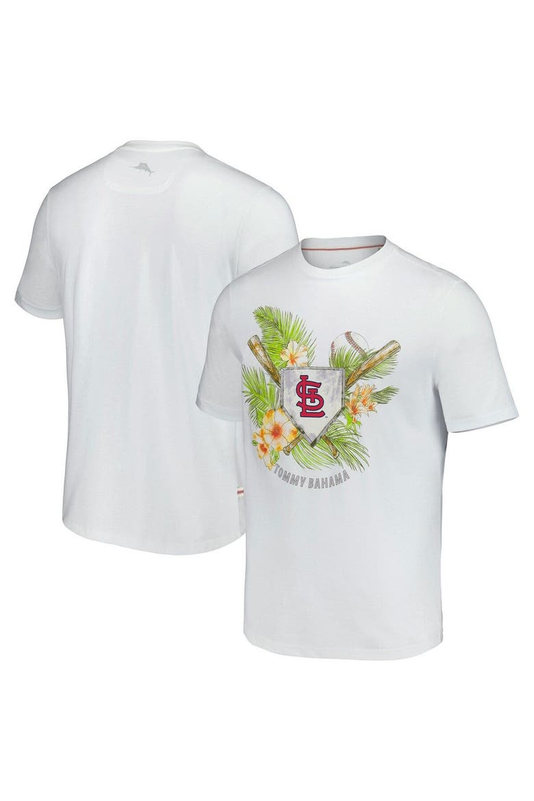 Men's Tommy Bahama  White St. Louis Cardinals Island League T-Shirt, Main, color, White