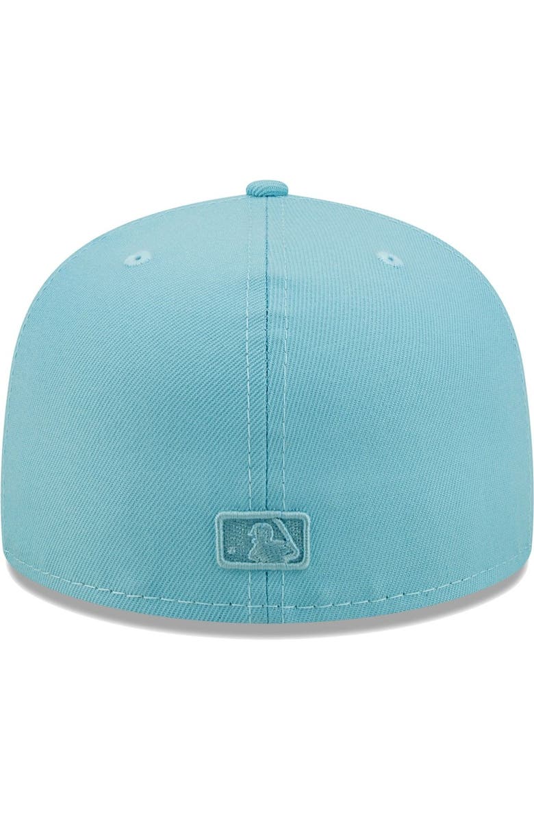 New Era Men's New Era Light Blue Boston Red Sox Color Pack 59FIFTY Fitted Hat, Alternate, color,