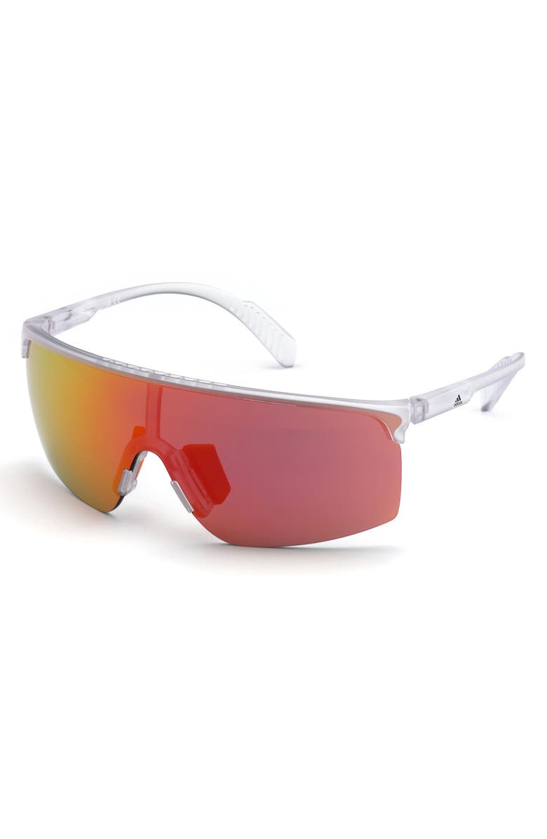 adidas 135mm Shield Sports Sunglasses, Main, color, 