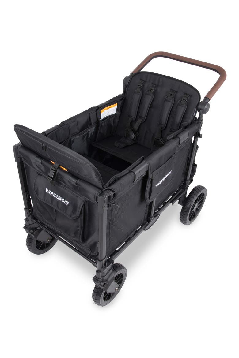 W4 Luxe Pro 4-Passenger Multifunctional Stroller Wagon, Alternate, color, BLACK