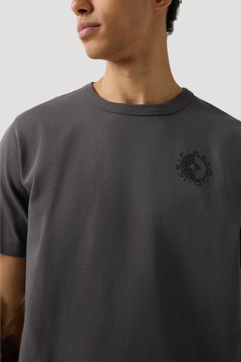 T-Shirt Lino, Alternate, color, Anthracite
