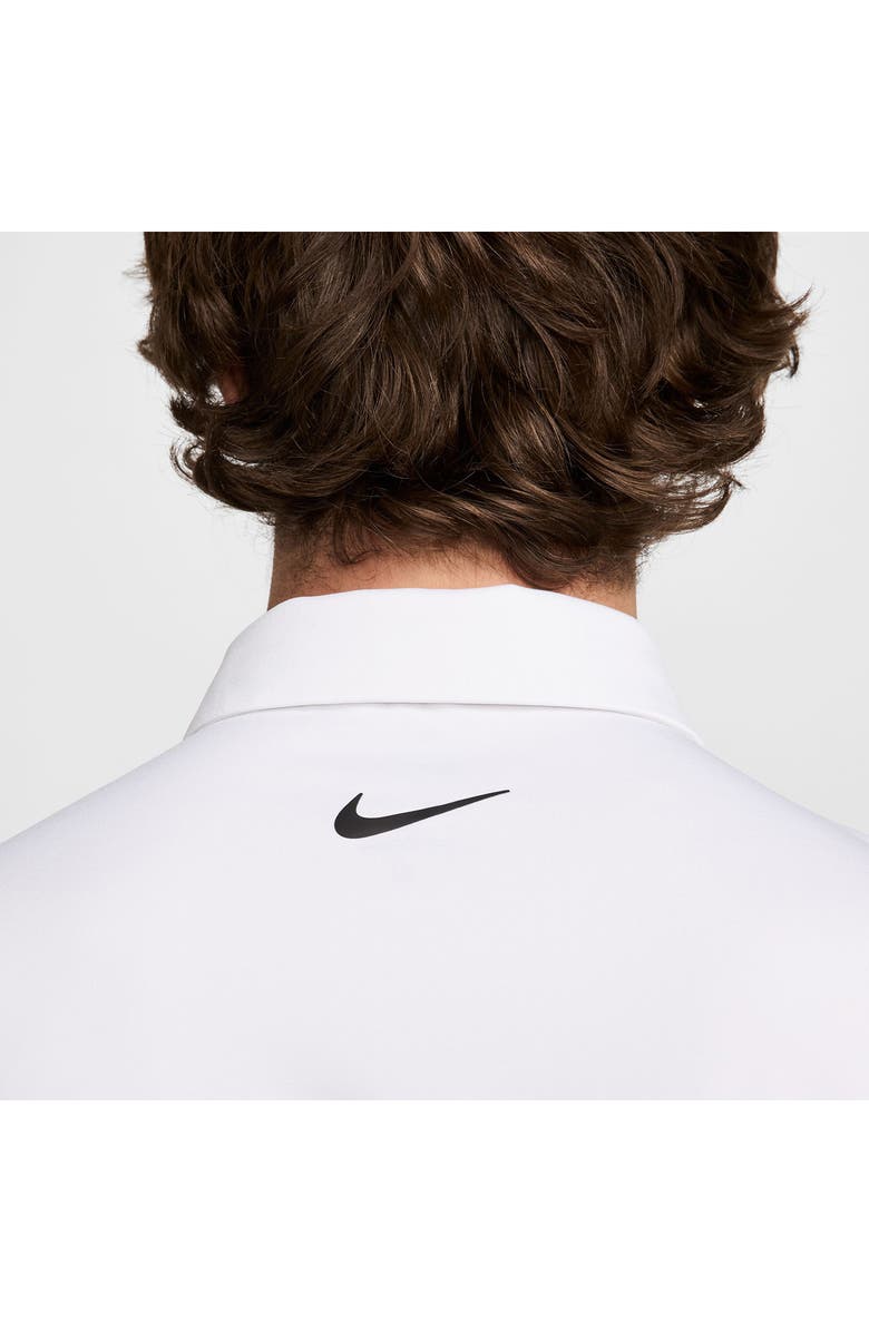 Nike Golf Dri-FIT Solid Golf Polo, Alternate, color, White/ Black