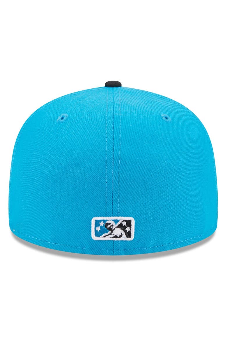 New Era Men's New Era Blue Charlotte Knights Authentic Collection Alternate Logo 59FIFTY Fitted Hat, Alternate, color, Blue
