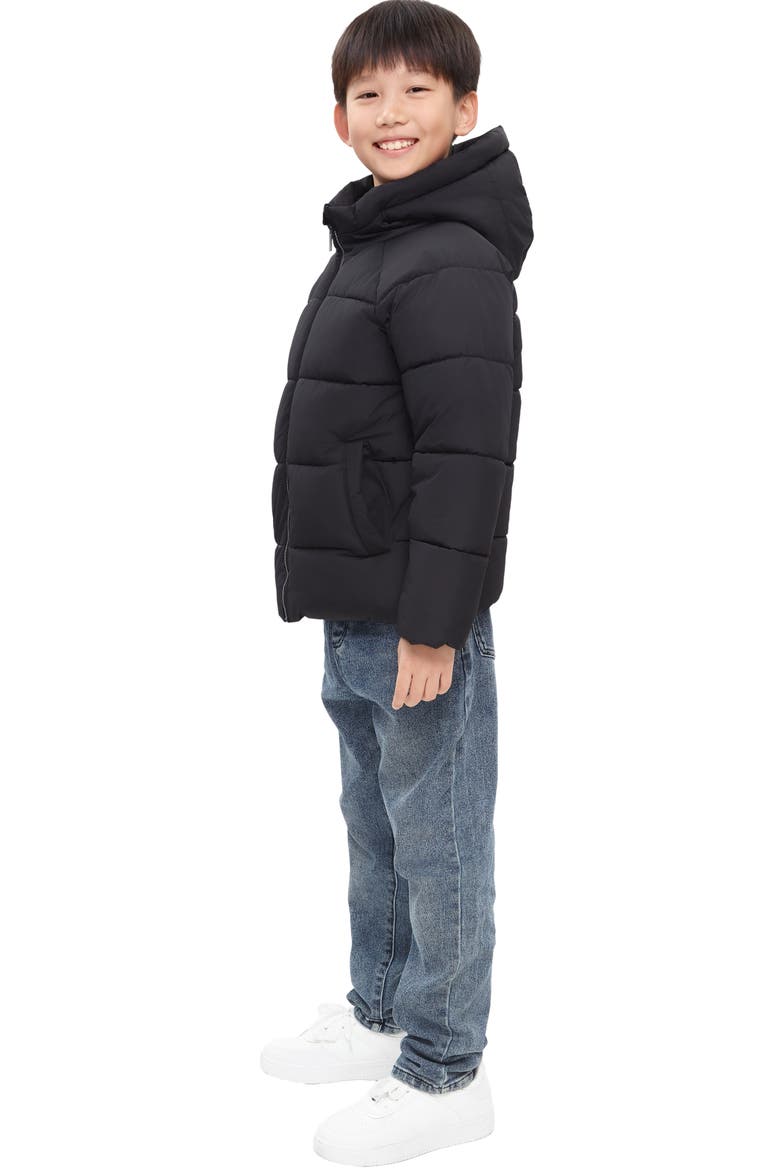 Kids' Shield Puffer Jacket, Alternate, color, Black