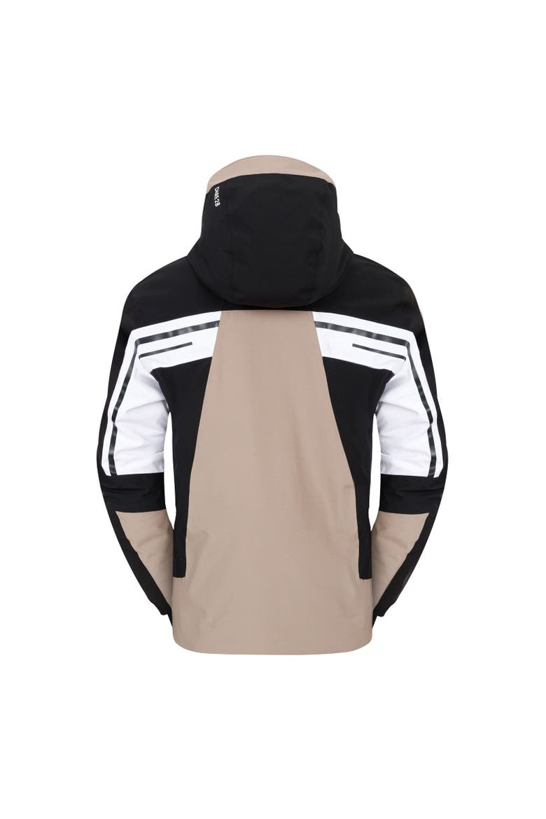 Triple Ski Jacket, Alternate, color, Black and White
