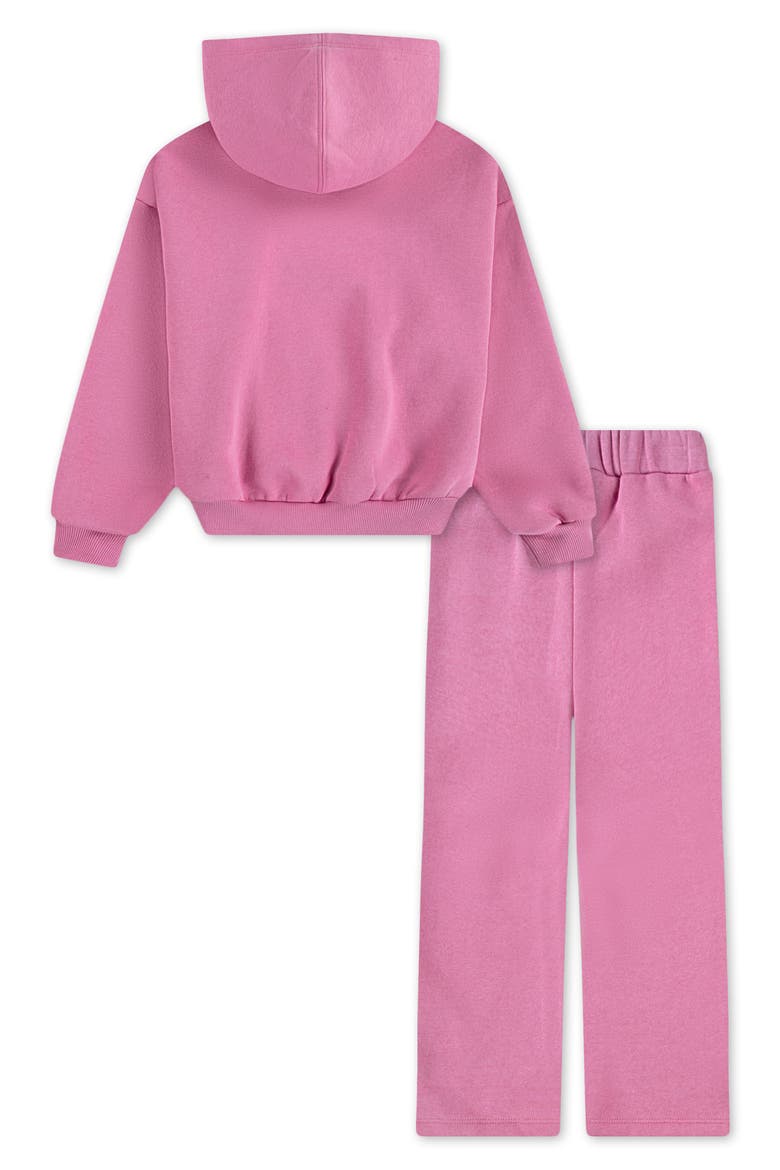 Kids' Pop Fleece Hoodie & Pants Set, Alternate, color, MAGIC FLAMINGO