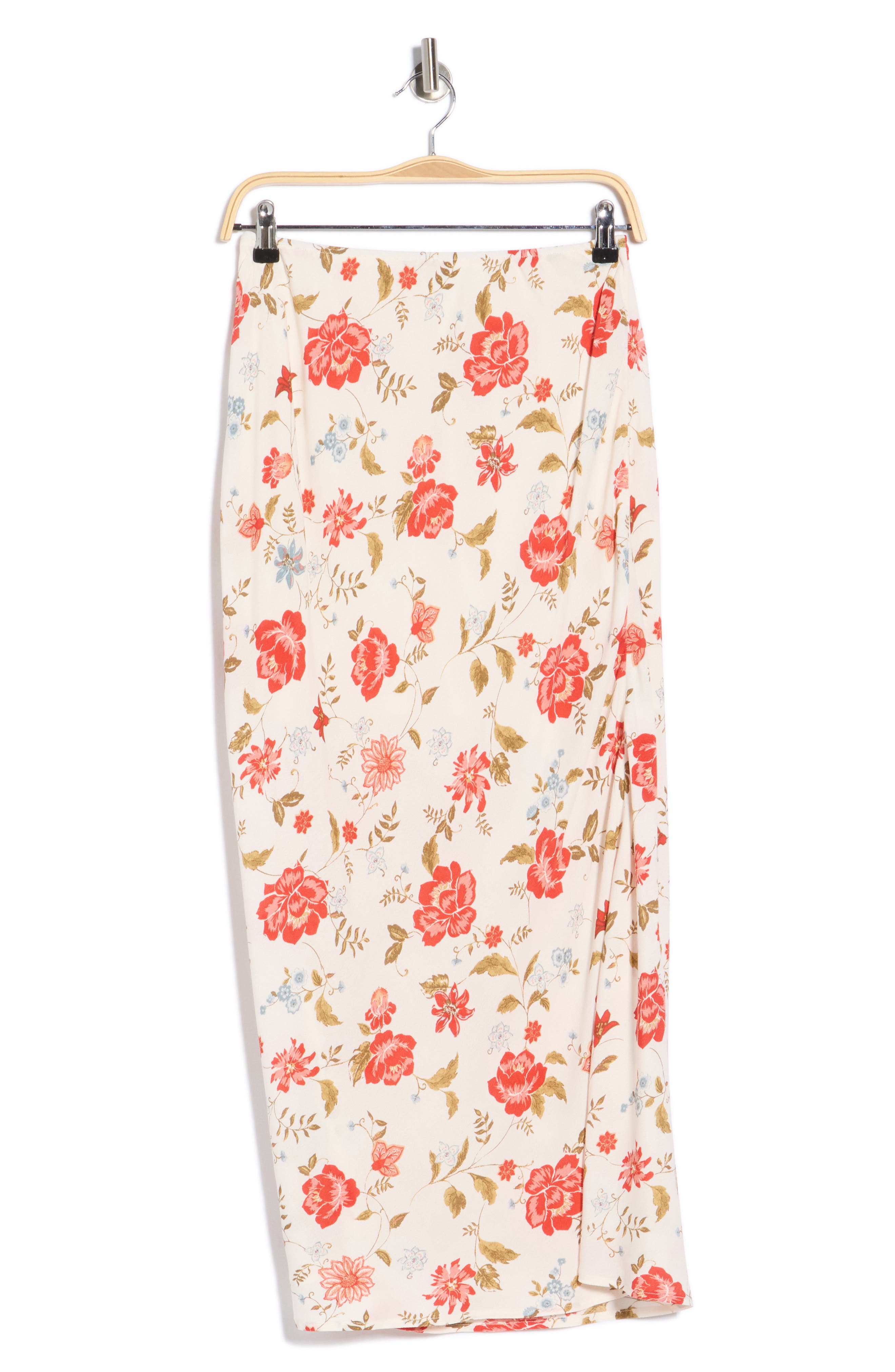 Blu Pepper Floral Midi Skirt