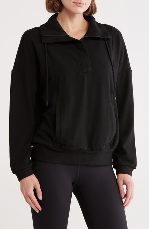 Cozy Half Zip Pullover Sweatshirt