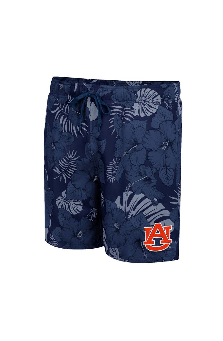 COLOSSEUM Men's Colosseum Navy Auburn Tigers The Dude Swim Shorts, Alternate, color, Navy