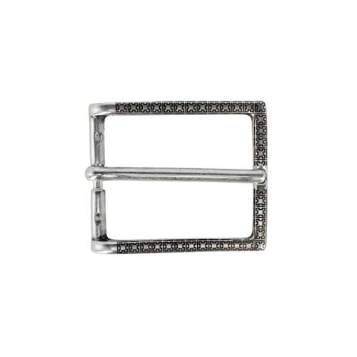 Trafalgar 35mm Lasered Patterned Solid Brass Italian Harness Belt Buckle