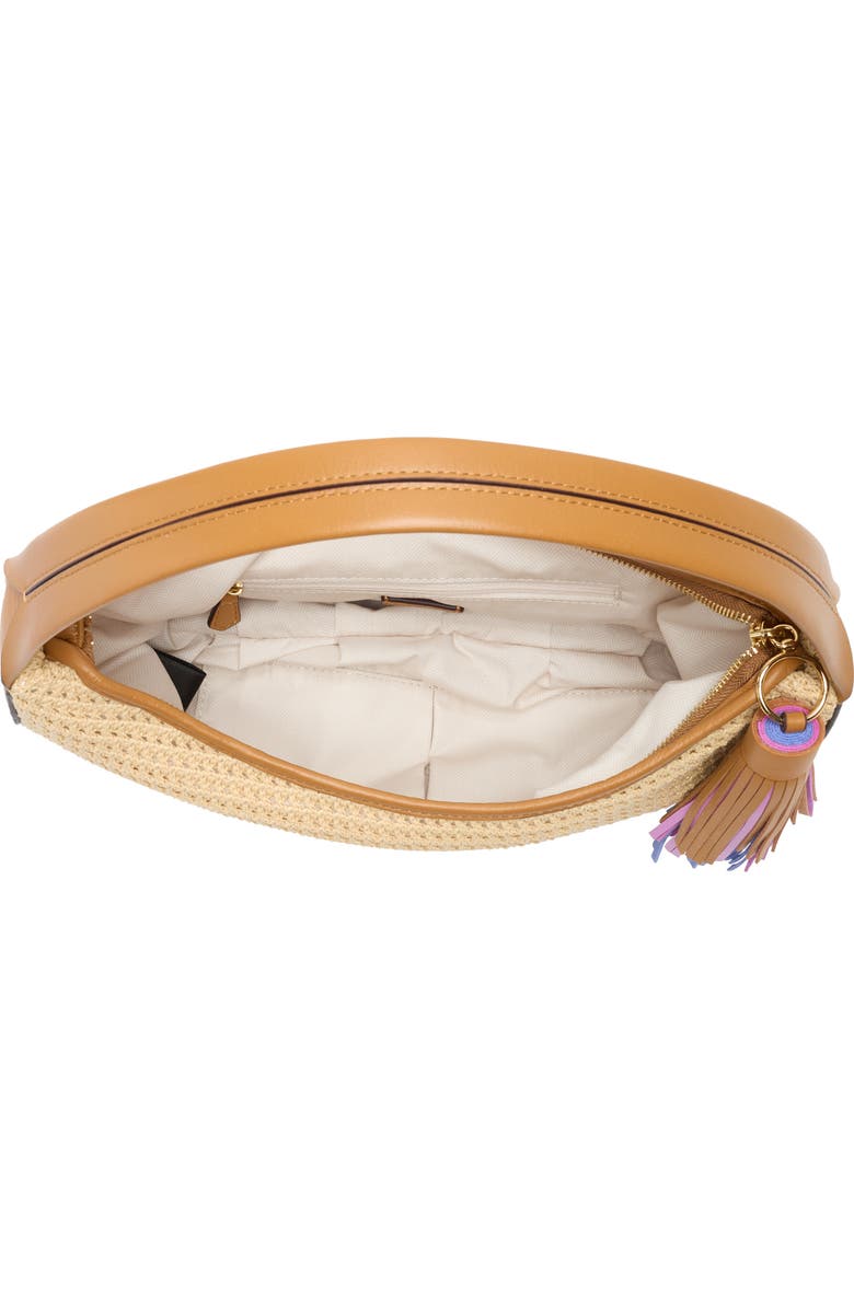 AIMEE Calypso Slouchy Hobo Bag, Alternate, color, Raffia Canyon