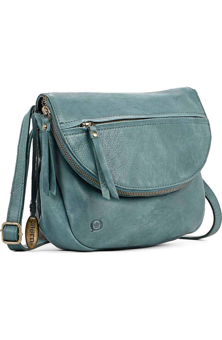 Børn Stonefield Leather Crossbody, Alternate, color, Mineral Blue