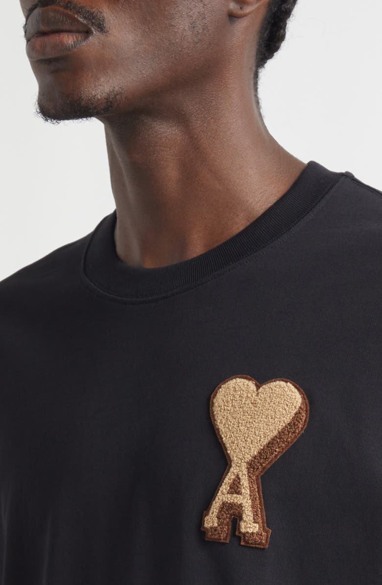 AMI PARIS Ami de Coeur Patch T-Shirt, Alternate, color, 