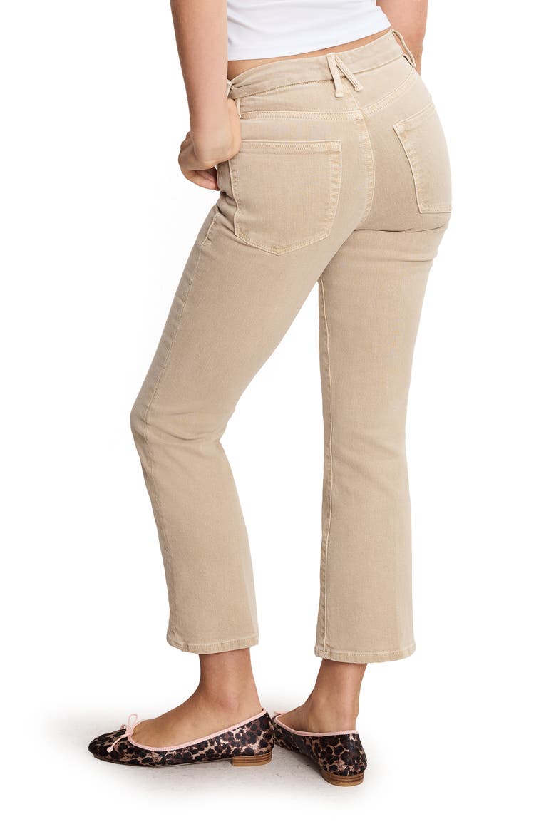Good Legs Crop Mini Bootcut Jeans, Alternate, color, ALMOND001