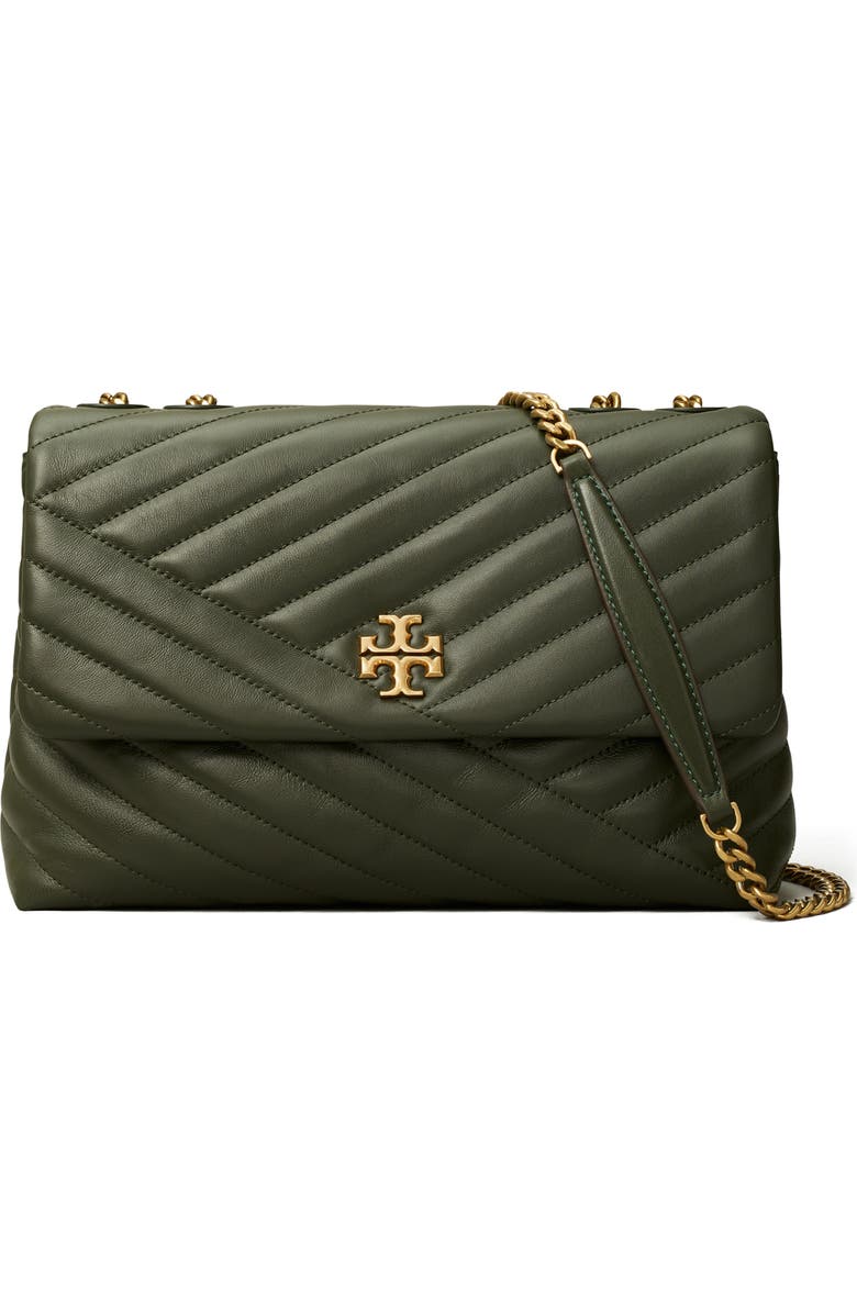 Tory Burch Kira Chevron Leather Convertible Shoulder Bag, Main, color,