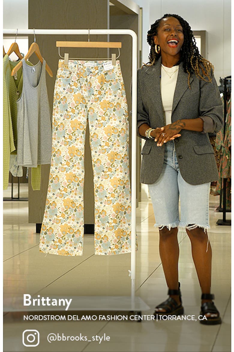 Retro Floral '90s Flare Pants video