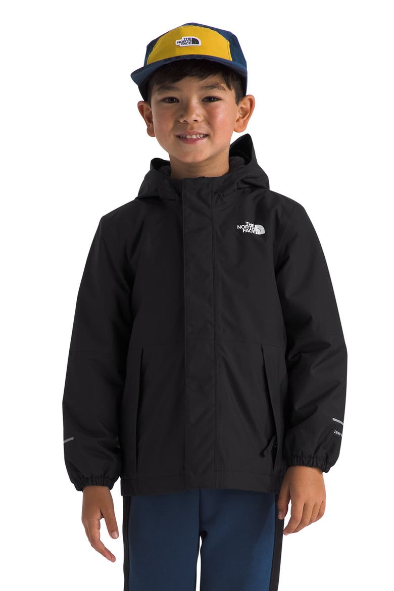 Kids' Antora Waterproof Insulated Rain Jacket, Alternate, color, TNF BLACK/ TNF BLACK