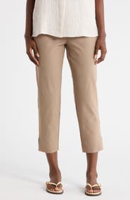 Eileen Fisher High Waist Slim Crop Pants