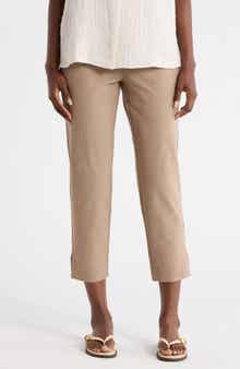 Eileen Fisher High Waist Slim Crop Pants