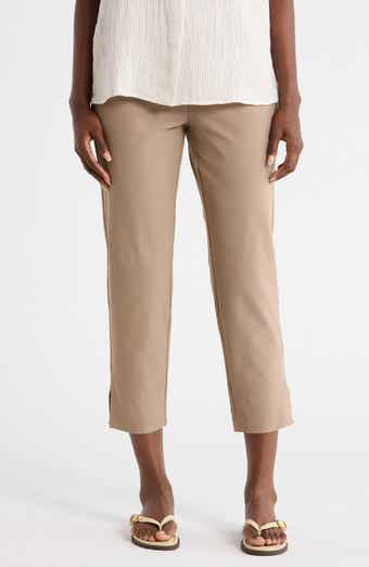 Eileen Fisher High Waist Slim Crop Pants