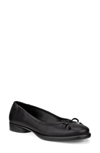 Ecco Sculpted Lx Ballet Flat In Black