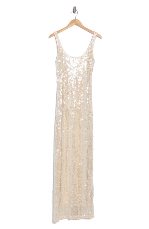 Simkhai Bex Tank Maxi Dress In Champagne In Champagne
