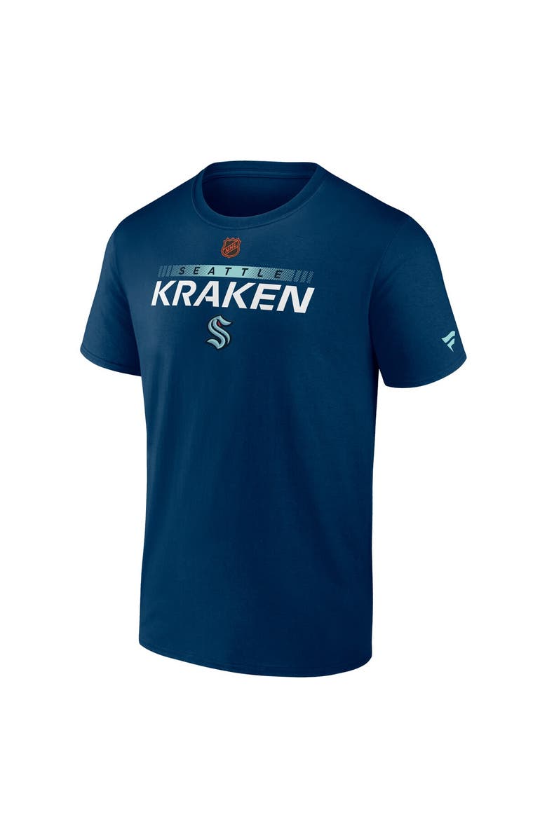 FANATICS Men's Fanatics Branded Navy Seattle Kraken Special Edition 2.0 Authentic Pro T-Shirt, Alternate, color, 