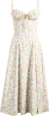 HOUSE OF CB Carmen Bustier Sundress | Nordstrom