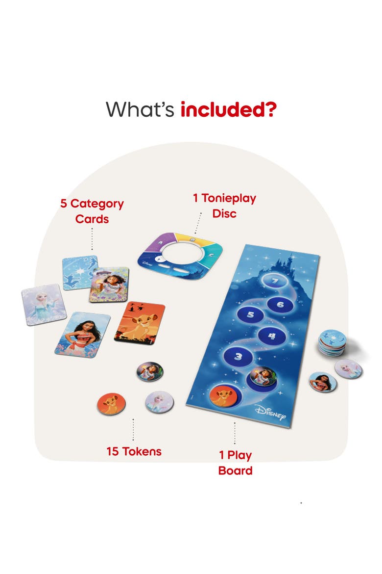 Kids' Disney Quiz Kingdom Toniebox Topper, Alternate, color, MULTI