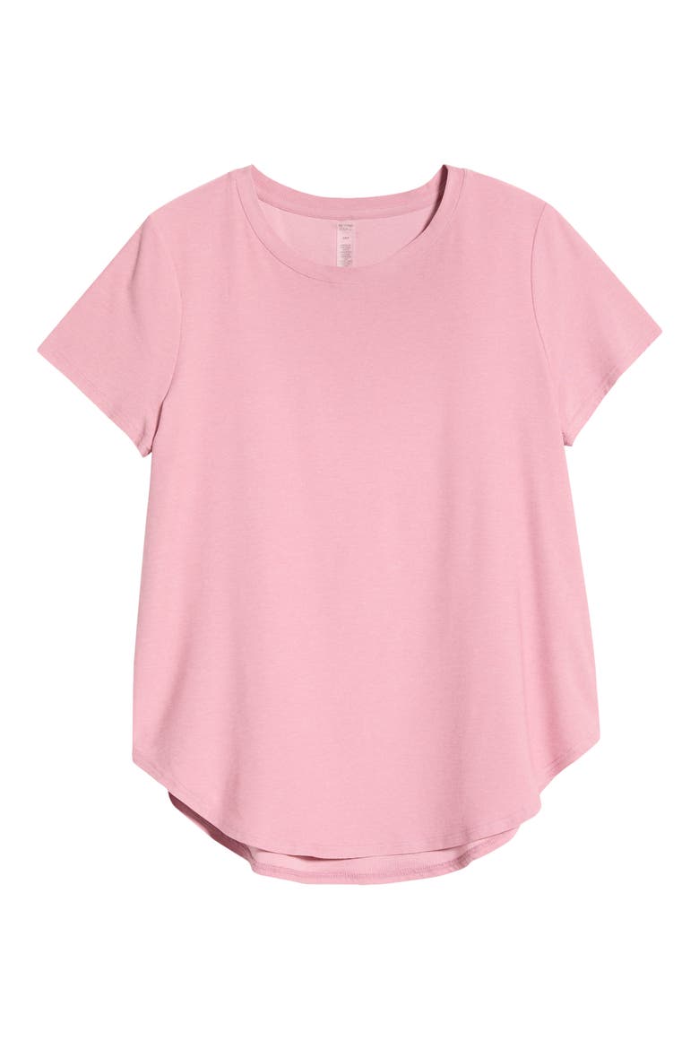 On the Down Low T-Shirt, Alternate, color, BALLET PINK HEATHER