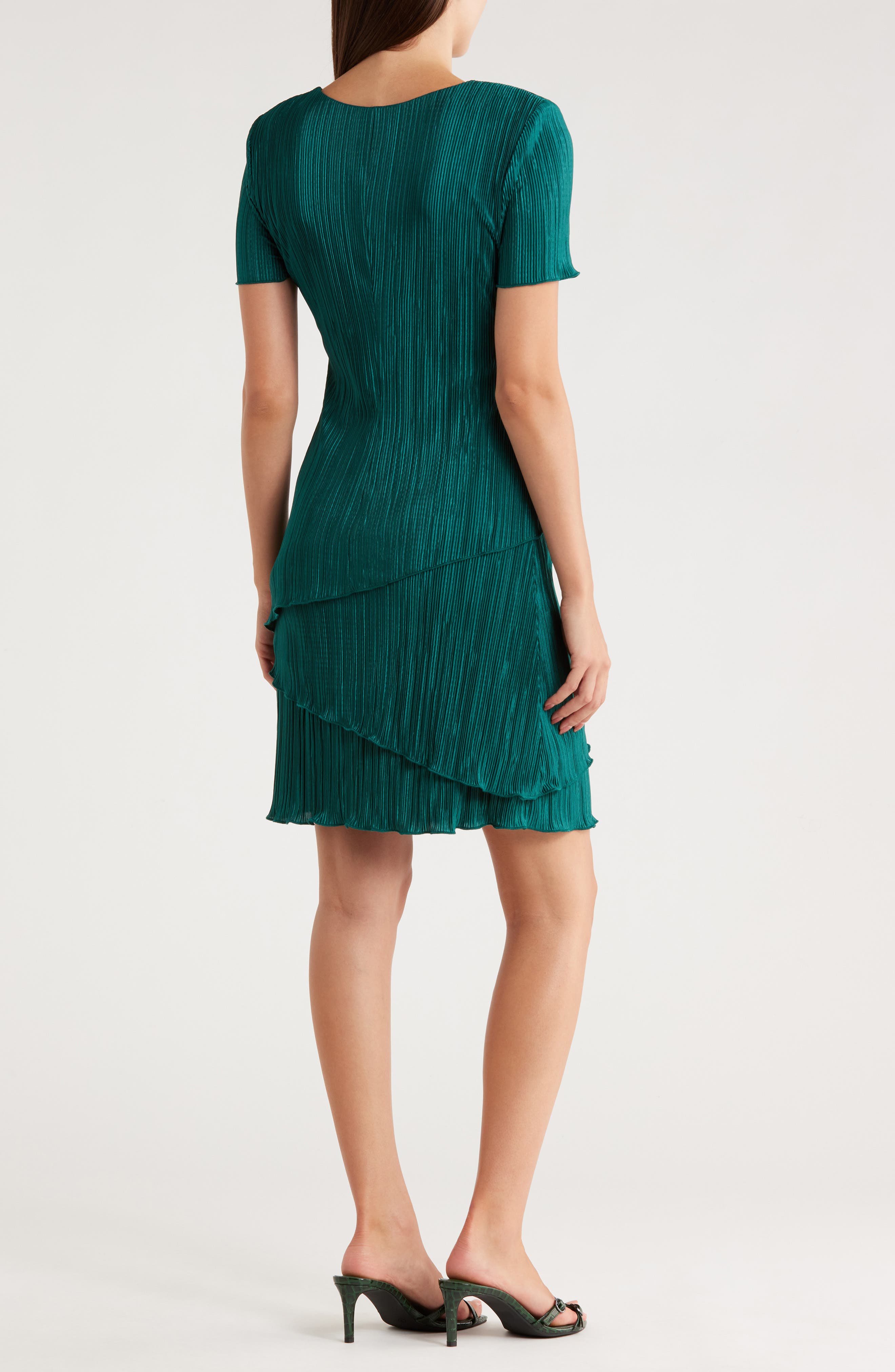 Plisse Tiered Dress - image 2