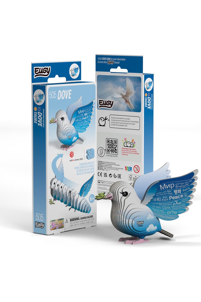 Dove 3D Puzzle - contains 28 puzzle pieces, Main, color, None