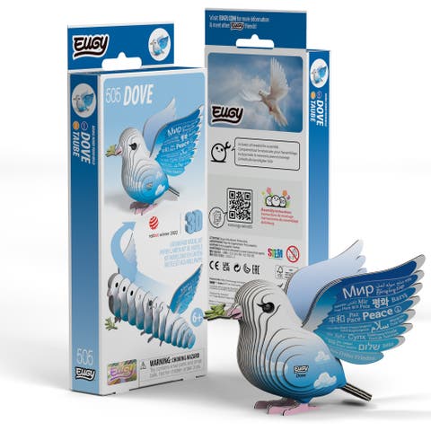 Dove 3D Puzzle - contains 28 puzzle pieces