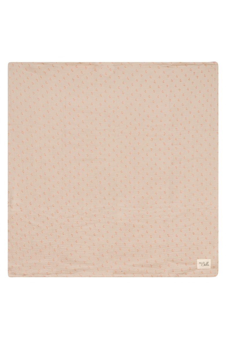 Allover Raddish Print Swaddle, Main, color, Pink/Biscuit