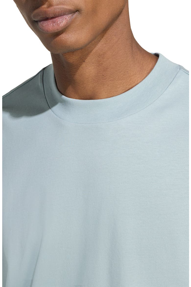Essentials Loose Fit 3-Bar Logo T-Shirt, Alternate, color, WONDER SAGE/ WHITE