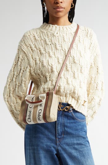 【関税&送料込】Chloe Woody Little Bag In Beige Canvas Chloé Woody little bag in beige canvas | TheDoubleF