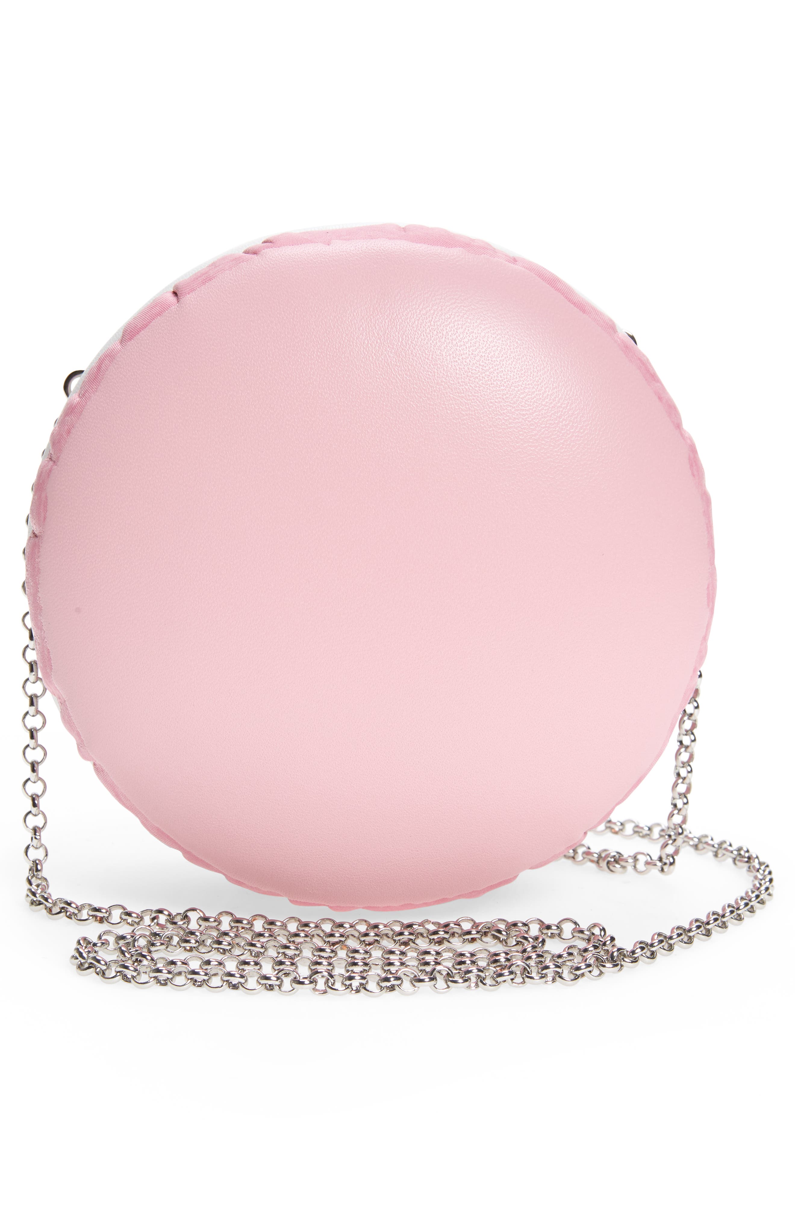 Moschino Macaroon Leather Shoulder Bag, Alternate, color, 