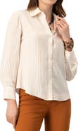 IVONNE Classic Striped Shirt