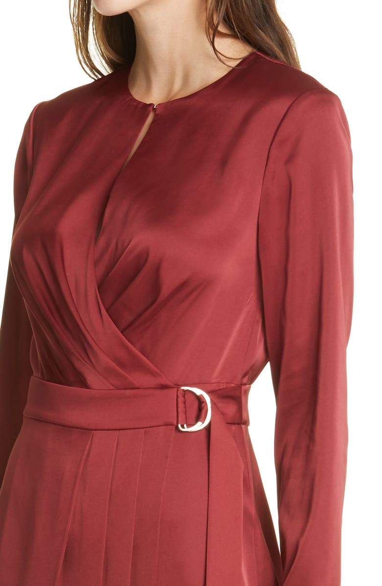 Ted Baker London Neenha Long Sleeve Wrap Dress, Alternate, color, 