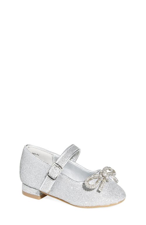 Nordstrom Kids' Lainee Mary Jane Flat In Silver