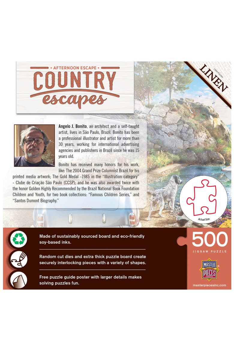 Afternoon Escape 500 Piece Jigsaw Puzzle, Alternate, color, Multicolor